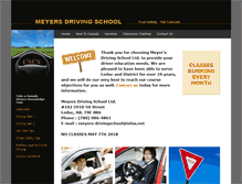 Tablet Screenshot of meyersdrivingschool.ca